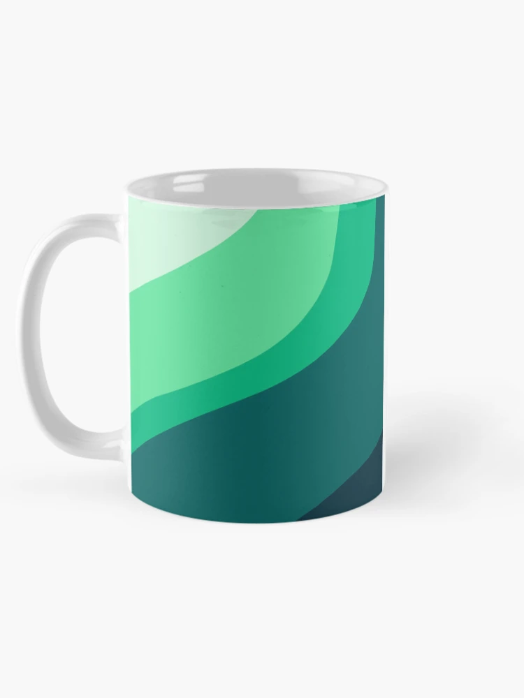 Thumbnail 5 of 6, Coffee Mug, Abstract Gradient Layered Design designed and sold by Patternfluent.