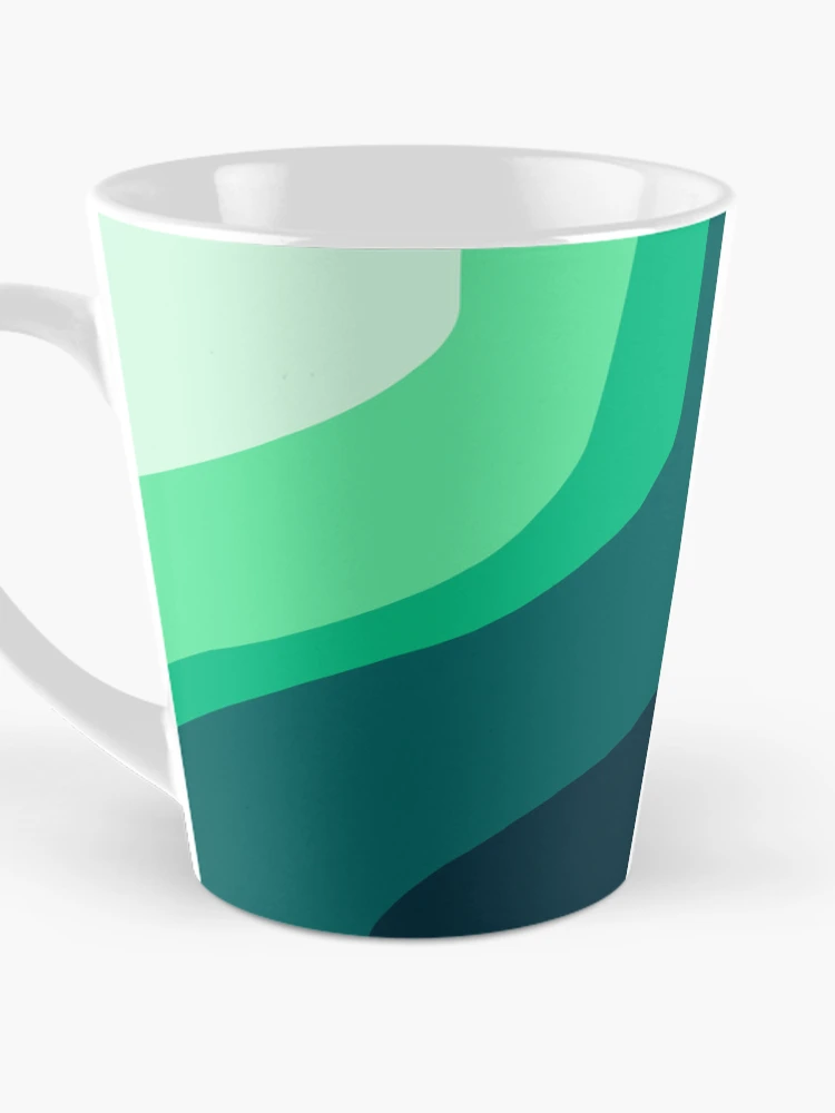 Thumbnail 3 of 4, Coffee Mug, Abstract Gradient Layered Design designed and sold by Patternfluent.