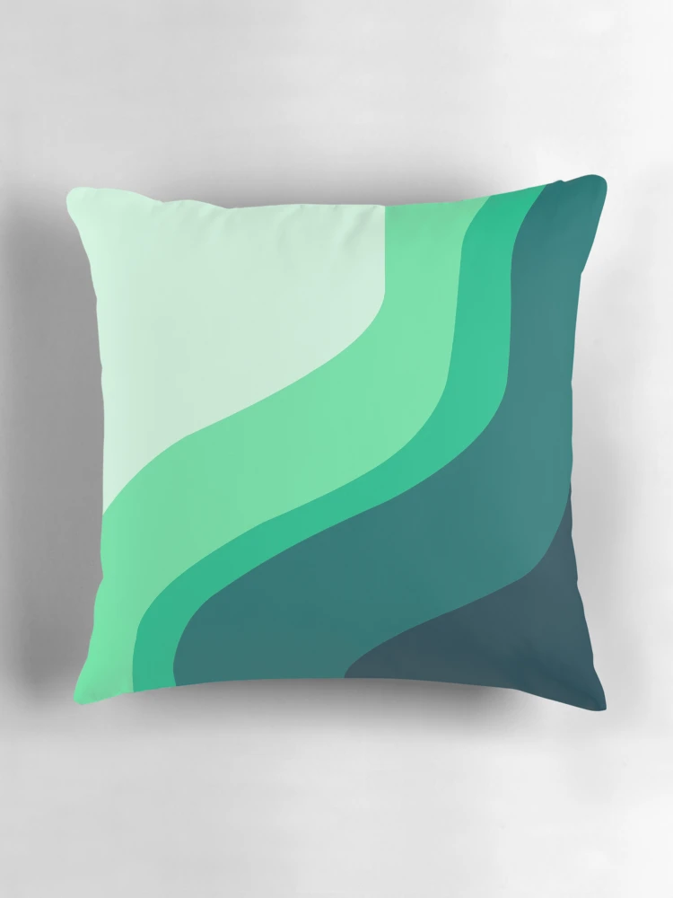 Thumbnail 3 of 4, Pillow, Abstract Gradient Layered Design designed and sold by Patternfluent.