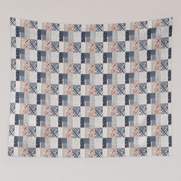 Item preview, Geometric Grid designed and sold by PixelPatchwork.