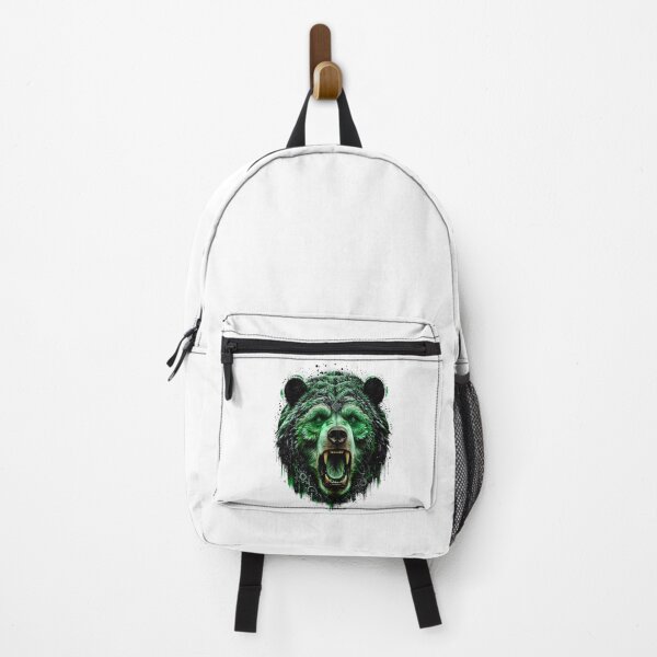 Item preview, Bear Abstract Art - GREEN designed and sold by StefAnimal.