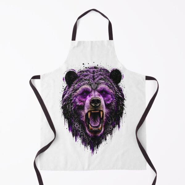 Item preview, Bear Abstract Art - PURPLE designed and sold by StefAnimal.