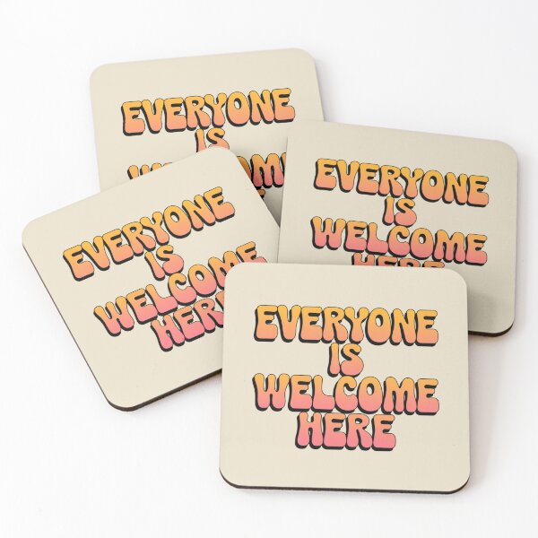 Item preview, Everyone is Welcome Here designed and sold by SignumShop.