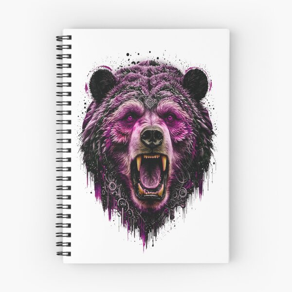 Item preview, Bear Abstract Art - PINK designed and sold by StefAnimal.