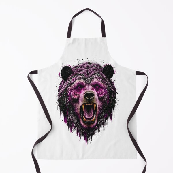 Item preview, Bear Abstract Art - PINK designed and sold by StefAnimal.