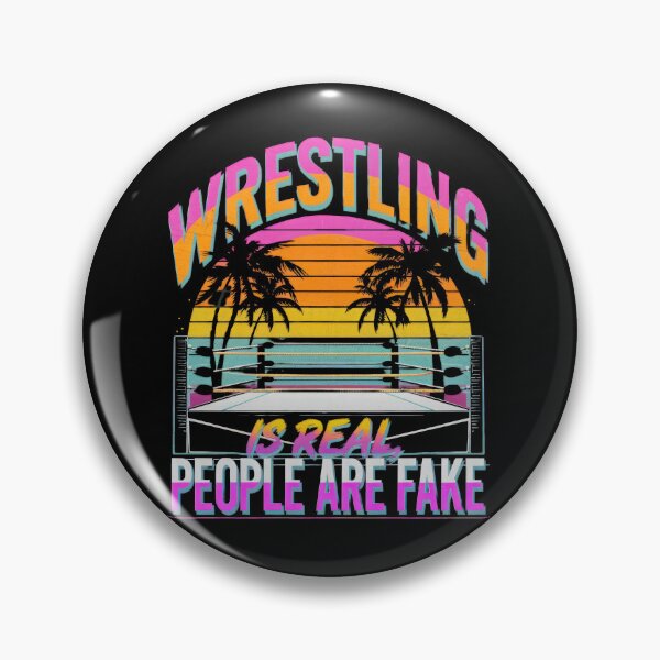 Item preview, La lucha libre es real, la gente es falsa designed and sold by TrendWearLab.