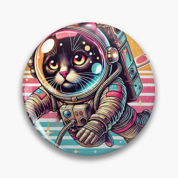 Item preview, Cosmic Astronauta Cat designed and sold by Mapsart-.