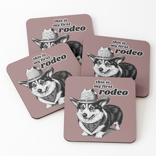 Item preview, Cowboy Corgi designed and sold by ThiccAndSik.