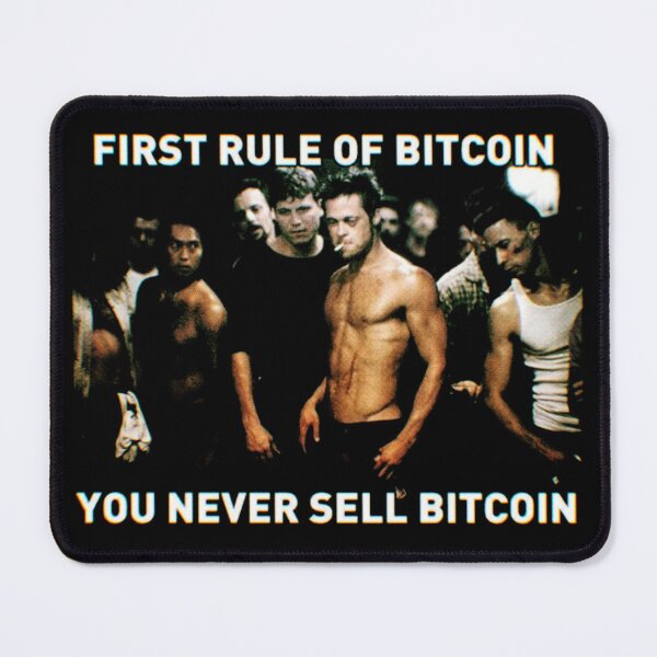 Item preview, Bitcoin Fight Club Meme Aesthetic designed and sold by CyberRex.