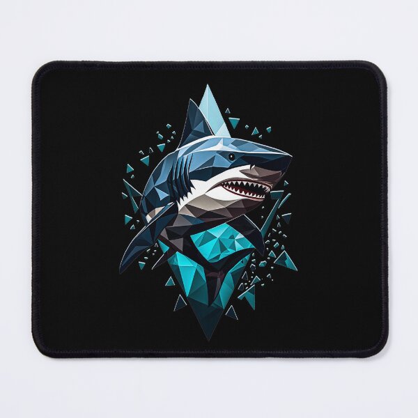 Item preview, Shark Shape Art - Blue designed and sold by StefAnimal.