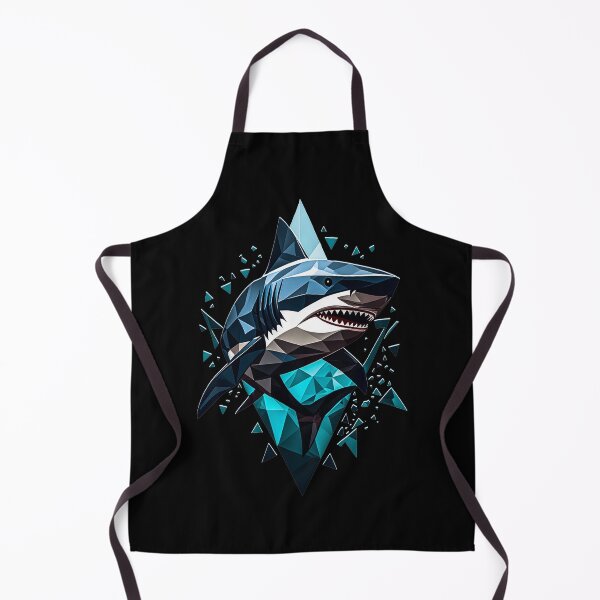Item preview, Shark Shape Art - Blue designed and sold by StefAnimal.