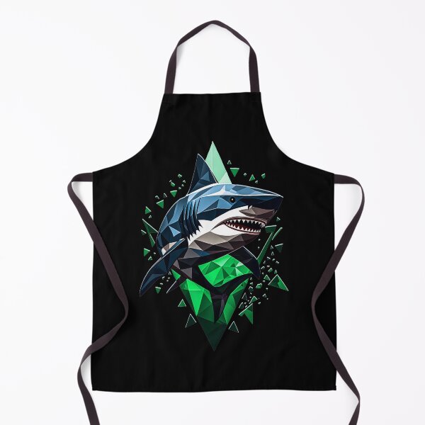 Item preview, Shark Shape Art - Green designed and sold by StefAnimal.