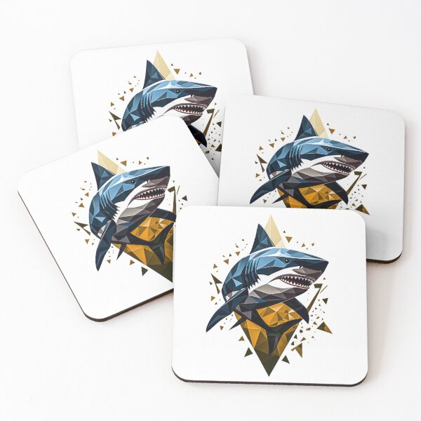 Item preview, Shark Shape Art - Orange designed and sold by StefAnimal.