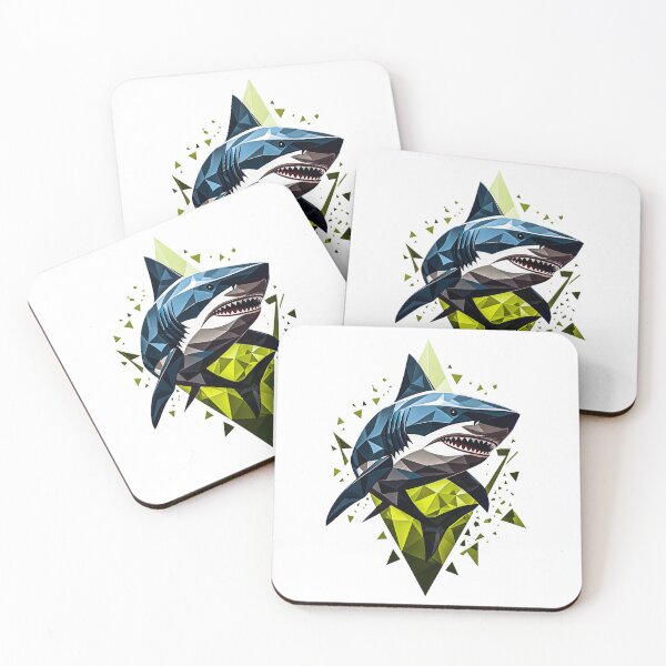 Item preview, Shark Shape Art - Yellow designed and sold by StefAnimal.