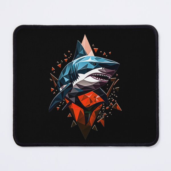 Item preview, Shark Shape Art - Red designed and sold by StefAnimal.