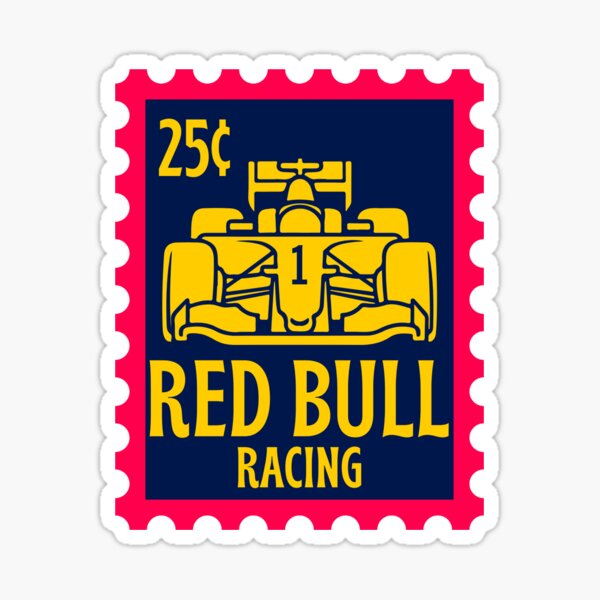 Artikel-Vorschau von Verstappen Red Bull Racing F1 Stempel, designt und verkauft von AquaCultured.