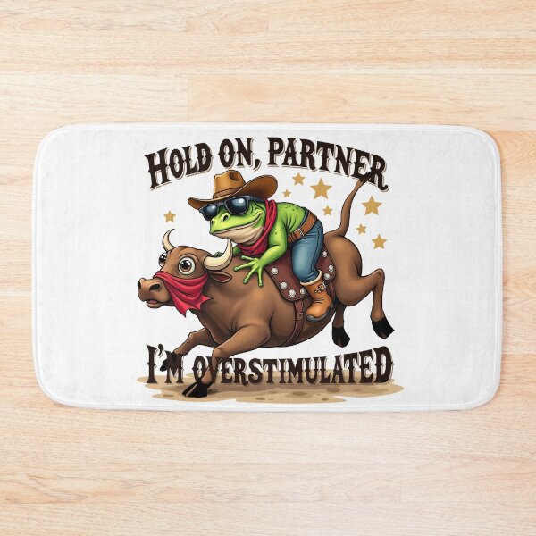 Item preview, Hold On Partner, I'm Overstimulated designed and sold by pixelated_echoes.