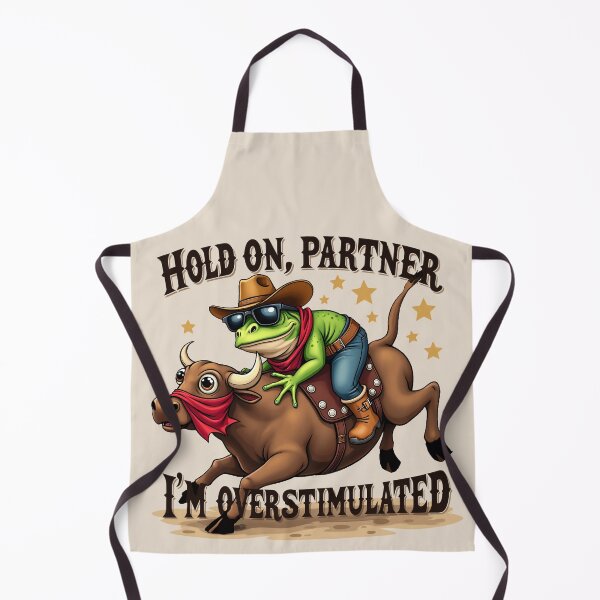 Item preview, Hold On Partner, I'm Overstimulated designed and sold by pixelated_echoes.
