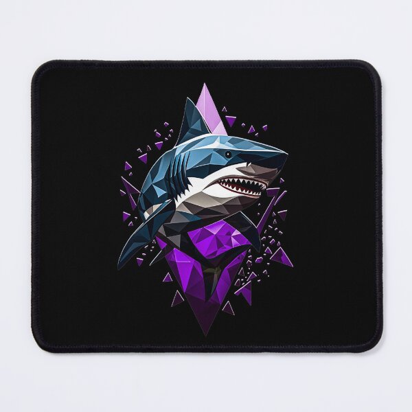 Item preview, Shark Shape Art - Purple designed and sold by StefAnimal.