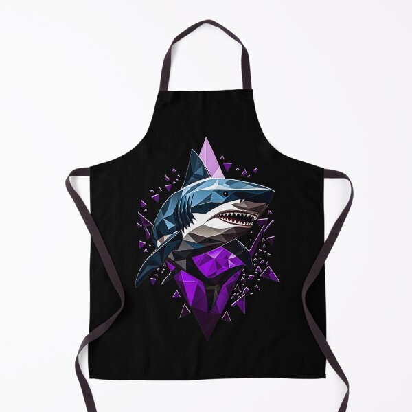 Item preview, Shark Shape Art - Purple designed and sold by StefAnimal.