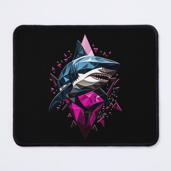 Item preview, Shark Shape Art - Pink designed and sold by StefAnimal.