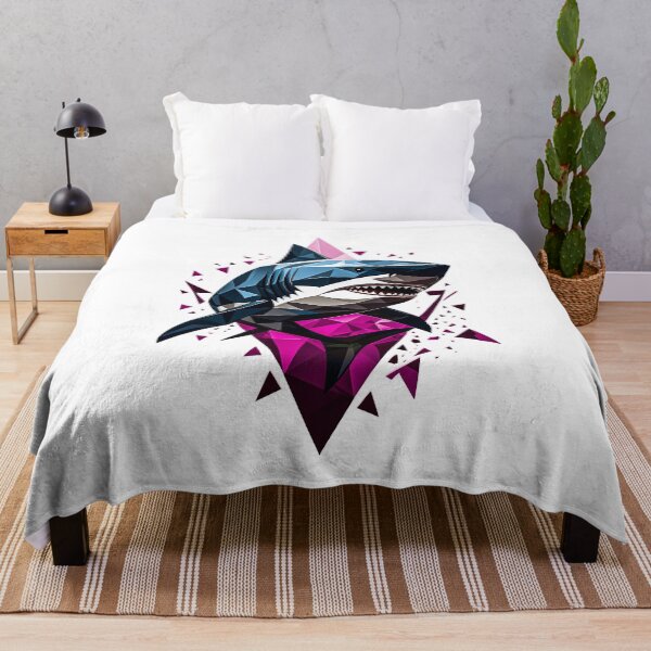 Item preview, Shark Shape Art - Pink designed and sold by StefAnimal.
