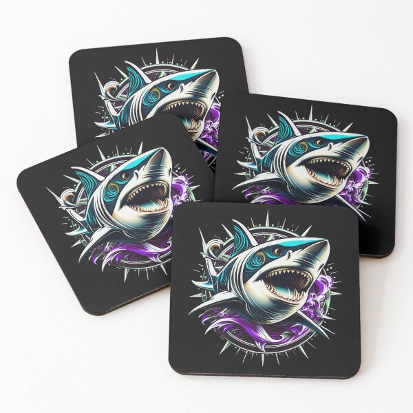 Item preview, Shark Art - Purple designed and sold by StefAnimal.