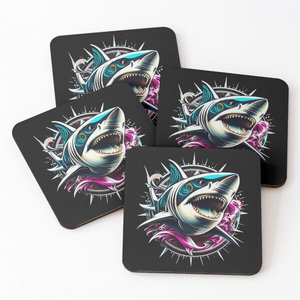 Item preview, Shark Art - Pink designed and sold by StefAnimal.