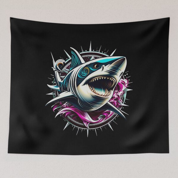 Item preview, Shark Art - Pink designed and sold by StefAnimal.