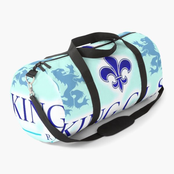 Item preview, King C.L.S Royalty Double Lion Fleur De Lis | Aqua Blue | Royal Blue | Pale Blue | Turquoise Blue  designed and sold by Kingcls.
