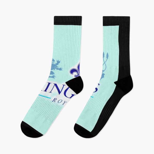 Item preview, King C.L.S Royalty Double Lion Fleur De Lis | Aqua Blue | Royal Blue | Pale Blue | Turquoise Blue  designed and sold by Kingcls.