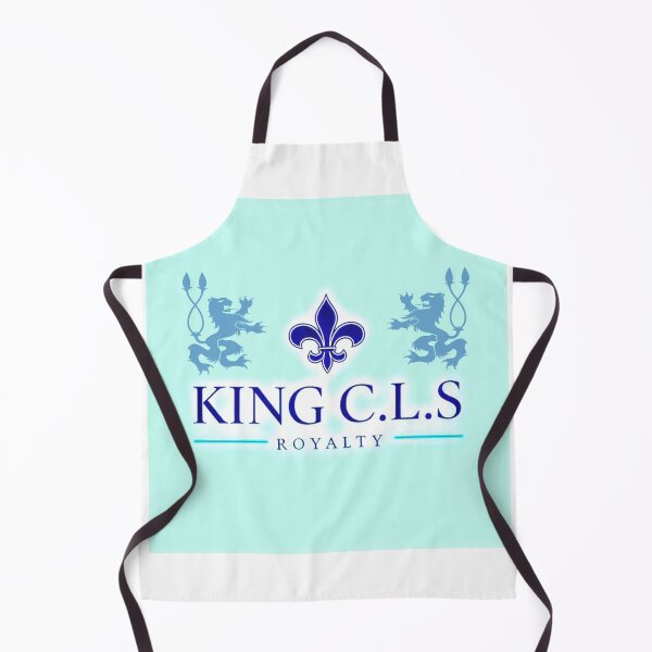 Item preview, King C.L.S Royalty Double Lion Fleur De Lis | Aqua Blue | Royal Blue | Pale Blue | Turquoise Blue  designed and sold by Kingcls.