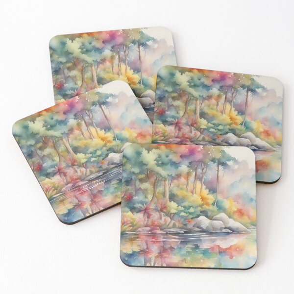 Item preview, Rainbow Coloured Fall Woods designed and sold by CalmnessbyChoice.