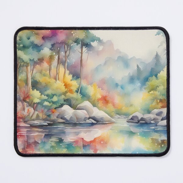 Item preview, Rainbow Coloured Fall Woods designed and sold by CalmnessbyChoice.