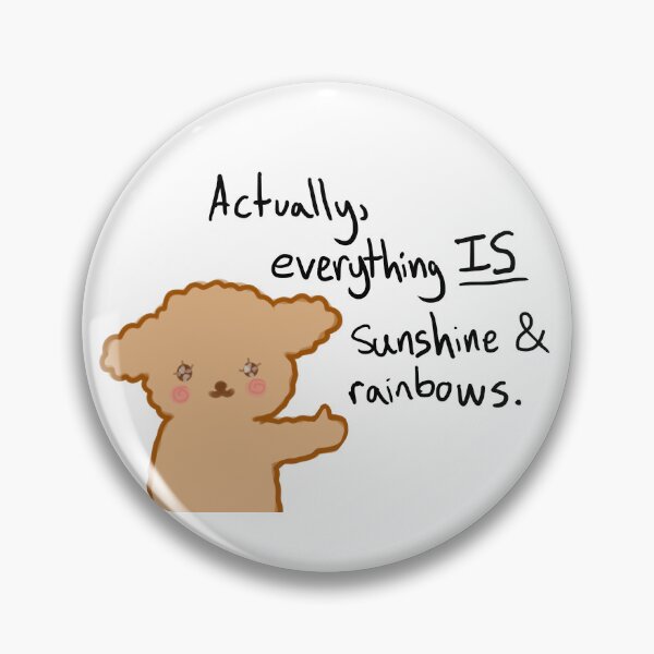 Item preview, sunshine and rainbows sticker designed and sold by parakeetie397.