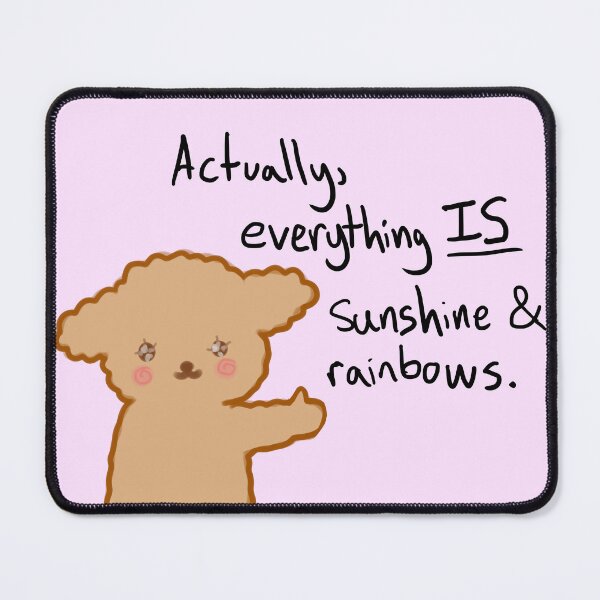Item preview, sunshine and rainbows sticker designed and sold by parakeetie397.