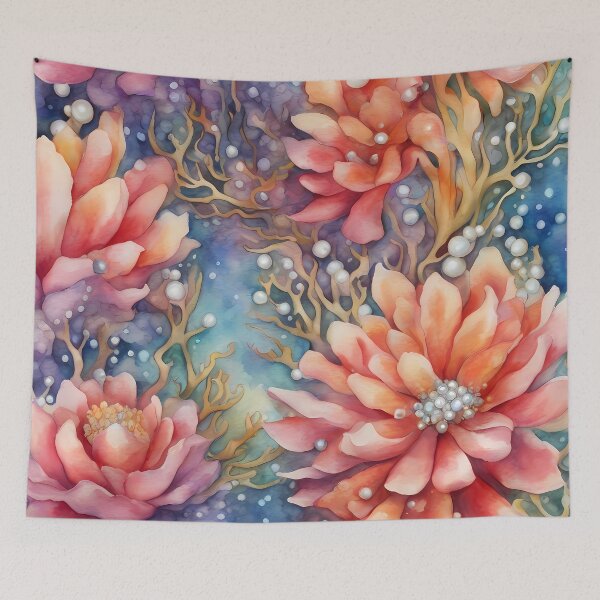 Item preview, Underwater Flower Art designed and sold by CalmnessbyChoice.