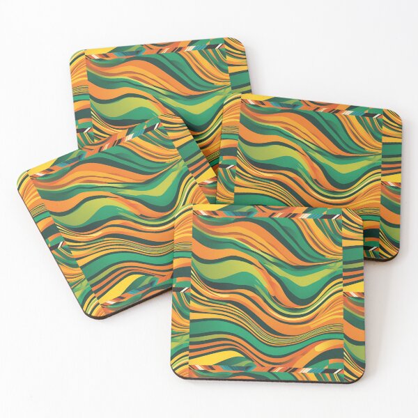 Item preview,  Flowing Energy Waves Psychedelic - calm haos designed and sold by Atarac.
