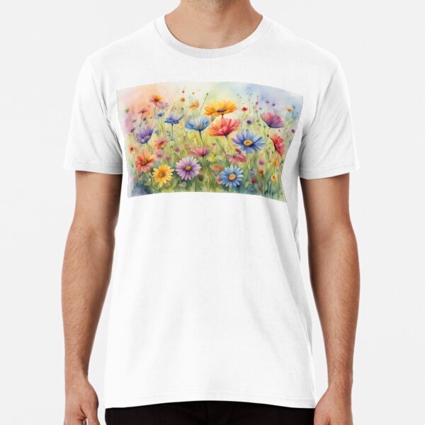 Vista previa del artículo con la obra «Pradera de verano colorida», diseñado y vendido por BookCovered.