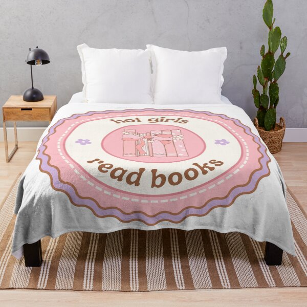 Item preview, Pink Hot Girls Read Books Badge designed and sold by Mollysb428.