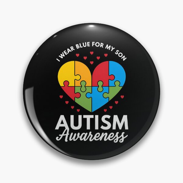 Item preview, I Wear Blue For my son Autism Awareness men women kids mom, autism awareness month designed and sold by BLZART.
