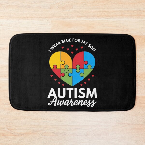 Item preview, I Wear Blue For my son Autism Awareness men women kids mom, autism awareness month designed and sold by BLZART.