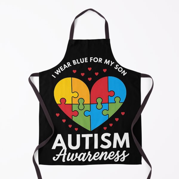 Item preview, I Wear Blue For my son Autism Awareness men women kids mom, autism awareness month designed and sold by BLZART.