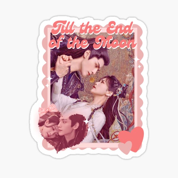 Item preview, Till the End of the Moon (2023) Chinese Drama Actor Pink Collage Scrapbook Collage Cozy Y2K designed and sold by HELL0WBELLO.