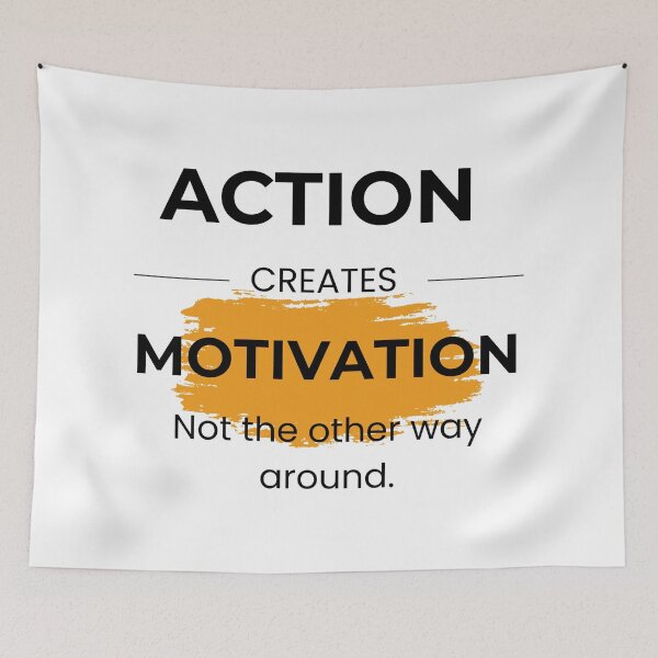 Item preview, Action Creates Motivation – designed and sold by PsyFlow35.