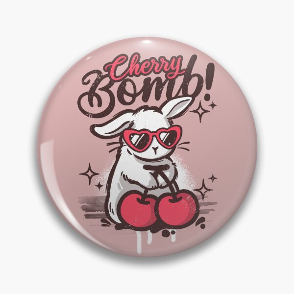 Item preview, Cherry bomb bunny designed and sold by NemiMakeit.