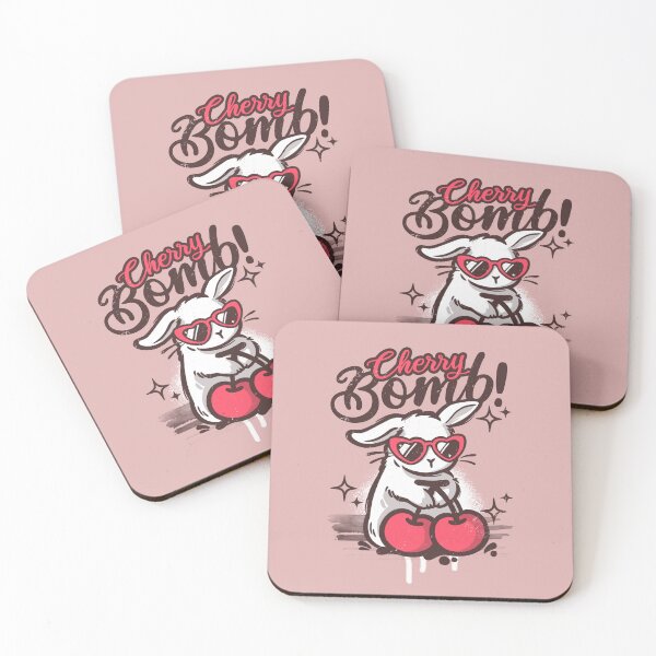 Item preview, Cherry bomb bunny designed and sold by NemiMakeit.