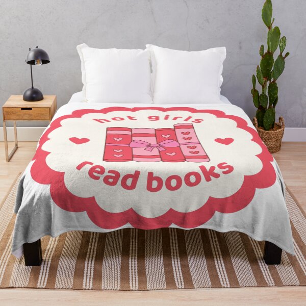Item preview, Hot Girls Read Books Heart Badge designed and sold by Mollysb428.