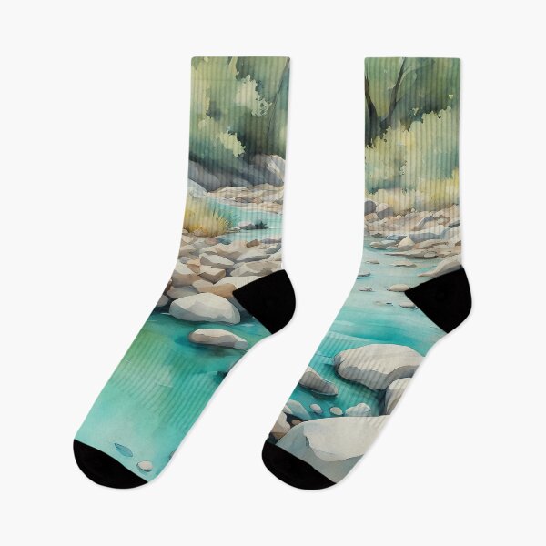 Item preview, Turquoise Rocky Creek designed and sold by CalmnessbyChoice.