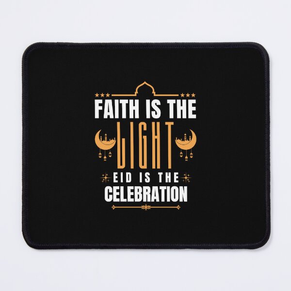 Item preview, Faith is the Light, Eid is the Celebration – Islamic Eid T-Shirt designed and sold by relso.